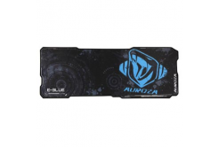 Podložka pod myš, Auroza XL, herní, černo-modrá, 80x30 cm, 3 mm, E-blue