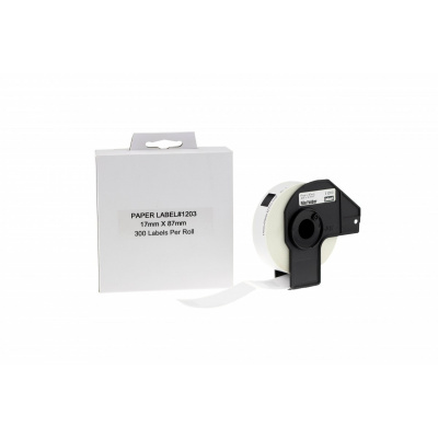 Kompatibilní role etiket pro Brother DK-11203, 17mm x 87mm