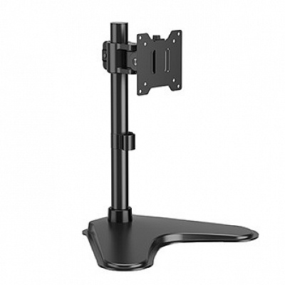 Powerton ERGO BASEO Polohovatelný držák pro monitor, černý, 20KG, volně stojící, 17"-49", 75x75/100x100