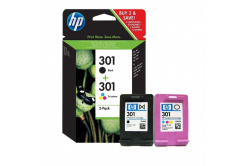 HP 301 N9J72AE černá/barevná (black/color) originální cartridge, po expiraci
