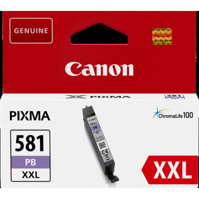 Canon CLI-581PB XXL 1999C001 foto modrá (photo blue) originální cartridge