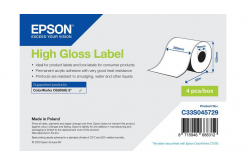 Epson C33S045729 High Gloss, pro ColorWorks, 203mmx57m, bílé samolepicí etikety
