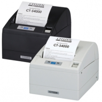 Citizen CT-S4000 CTS4000DCRSEBK pokladní tiskárna, USB, RS232, 8 dots/mm (203 dpi), cutter, black