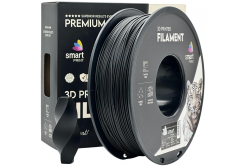 Smart Print FG-S46-E1, 3D filament, PLA+, Black, 1kg, 1,75mm