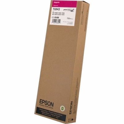 Epson T6943 purpurová (magenta) originální cartridge