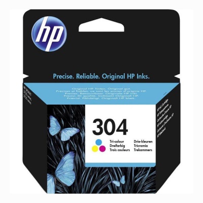 HP 304 N9K05AE barevná (color) originální cartridge