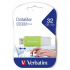 Verbatim 49454 DataBar, USB flask disk, USB 2.0, 32GB, zelený