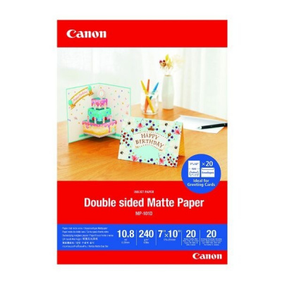 Canon MP-101D 4076C006 Matte Photo Paper, foto papír, matný, inkoustový, bílý, 7x10cm, 240 g/m2, 20 ks