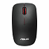 ASUS WT300/Cestovní/Optická/1 600 DPI/Bezdrátové USB/Černá