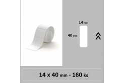 Niimbot štítky RP 14x40mm 155ks Bílé pro D11, D11-M, D110, D110-H