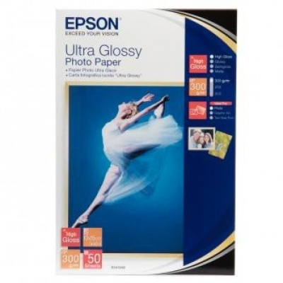 Epson C13S041943 Ultra Glossy Photo Paper, foto papír, lesklý, bílý, R200, R300, R800, RX425, RX500, 10x15cm