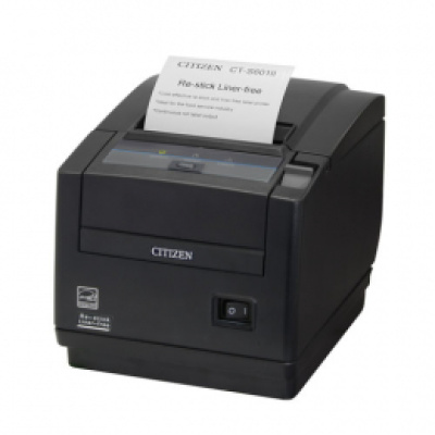 Citizen CT-S601IIR CTS601IIS3NEBXRX pokladní tiskárna, 8 dots/mm (203 dpi), cutter, linerless, black