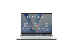 ASUS Vivobook 16/M1607GA-MB036W/AI7-445/16"/WUXGA/32GB/512GB/AMD int/W11H/Silver/2R