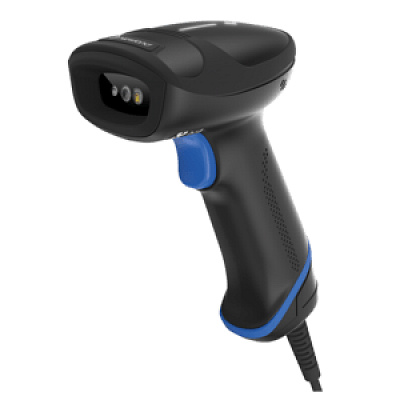 Newland HR33 NLS-HR3300-V2-SA Marlin-Serie, handheld scanner, 2D, white imager, OCR, USB coiled cable, Smartstand, IP52