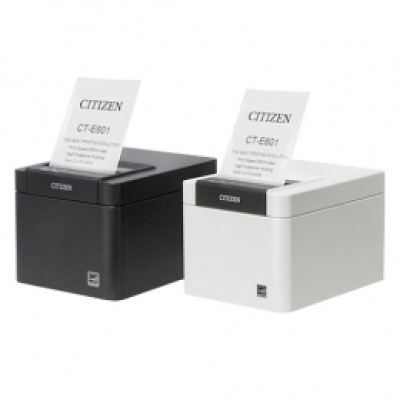 Citizen CT-E601 CTE601XAEBX pokladní tiskárna, USB, USB Host, Lightning, 8 dots/mm (203 dpi), cutter, black
