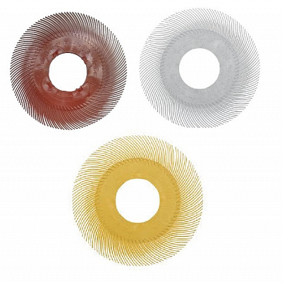 3M Scotch-Brite™ Bristle™ Náhradní lamely k čisticím kartáčům, typ C, sada = 8 ks 150 mm x P80