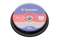 Verbatim 43694 BD-RE Single Layer ScratchGuard Plus, 10-pack, 25GB, 2x