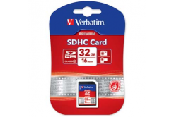 Verbatim paměťová karta Secure Digital Card Premium U1, 32GB, SDHC, 43963, UHS-I U1 (Class 10)