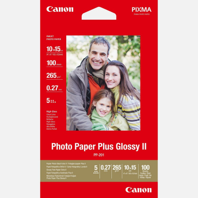 Canon Paper Plus Photo 2311B072, 100ks, 10x15cm, lesklý, inkoustový, bílý, foto papír
