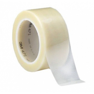 3M 471 Označovací PVC  lepicí páska, otěruvzdorná, transparentní 50 mm x 33 m