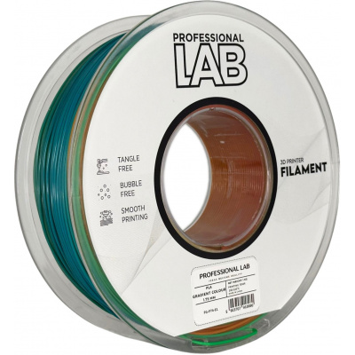 Professional Lab FG-P74-E1, 3D filament, PLA, Gradient Colour, 1kg, 1,75mm