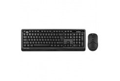 A4Tech FG1012S, Sada klávesnice s bezdrátovou optickou myší, CZ, 2.4 [Ghz], černá