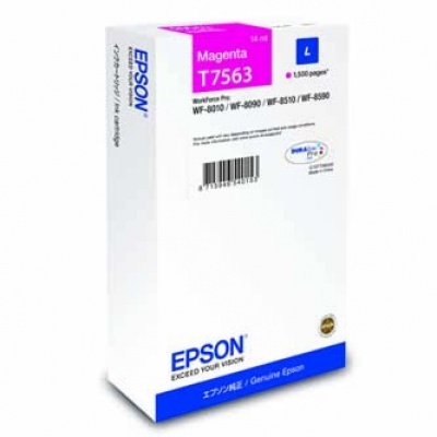 Epson T7563 T756340 purpurová (magenta) originální cartridge