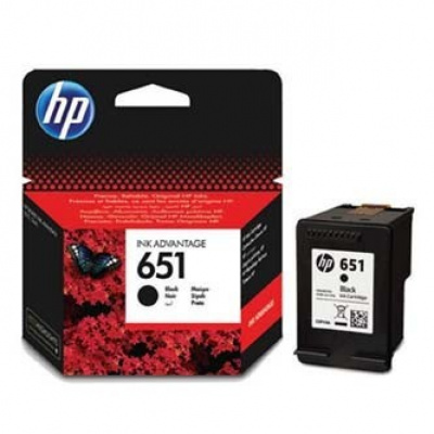 HP C2P10AE 651 černá (black) originální cartridge