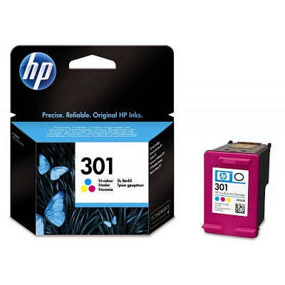 HP 301 CH562EE barevná originální cartridge, po expiraci