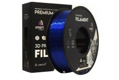 Smart Print FG-S199-E1, 3D filament, PETG, Transparent Blue, 1kg, 1,75mm