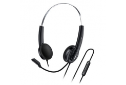 Genius HS-220U AI, sluchátka s mikrofonem, drátováčerná, 2.0, uzavřená, USB - C