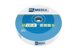 MyMedia CD-R, 69204, 10-pack, 700MB, 52x, 80min., 12cm, bez možnosti potisku, wrap, Standard, pro archivaci dat
