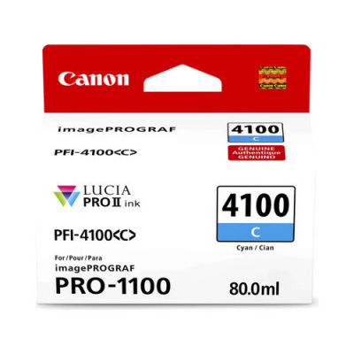 Canon PFI-4100 6778C001 azurová (cyan) originální cartridge