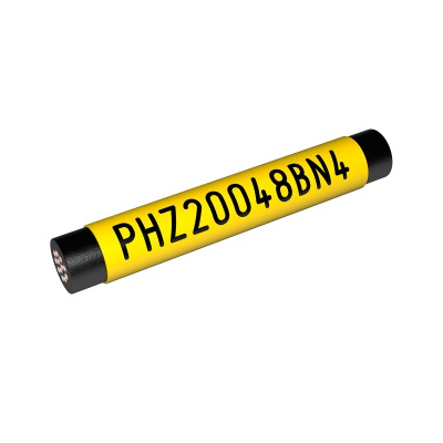 Partex PHZF20064BN4, plochá, žlutá 100m, PHZ smršťovací bužírka certifikovaná