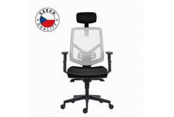 Powerton ERGO TINA Kancelářské ergonomické křeslo, Černé