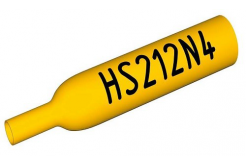 Partex HS-00264BN4 žlutá smršťovací bužírka, 75m (6,4 mm)