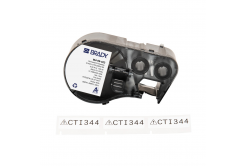 Brady M4-89-422 / 170737, 12.70 mm x 38.10 mm, Polyester, černý tisk / bílý podklad