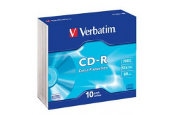 VERBATIM CD-R(10-Pack)Slim/ExtraProtection/DL/52x/700MB