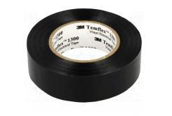 3M Temflex 1300 Elektroizolační páska, 19 mm x 20 m, černá