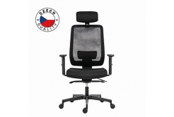 Powerton ERGO LUCIE Kancelářské ergonomické křeslo, Černé