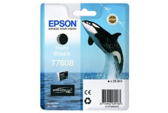 Epson T7608 T76084010 matná černá (matte black) originální cartridge