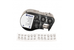 Brady M4-141-499 / 170807, 25.40 mm, Nylon, černý tisk / bílý podklad