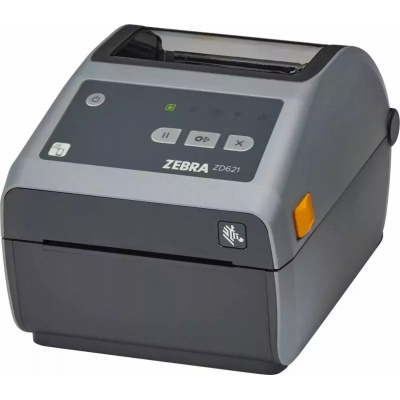Zebra ZD621d ZD6A042-D4EL02EZ DT, 8 dots/mm (203 dpi), tiskárna štítků,  LTS, RTC, USB, USB Host, BT, Ethernet, řezačka, grey (nástupce GC420t)