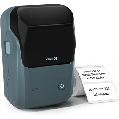 Niimbot Smart B1 1AC12121602 tiskárna štítků, modrá + role štítků