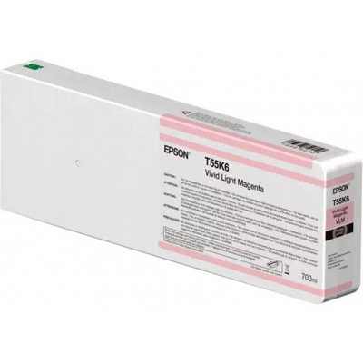 Epson C13T55K60N světle purpurová (vivid light magenta) originální cartridge
