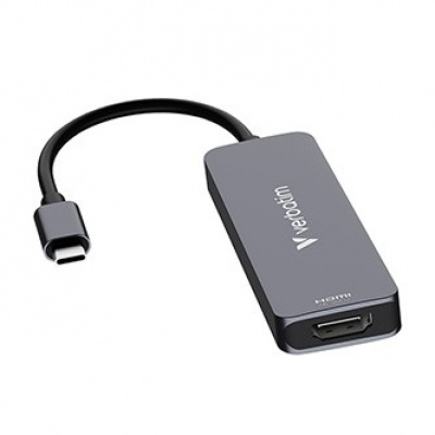USB-C víceportový rozbočovač Essentials 4-port, 32155, šedý, délka kabelu 18cm, Verbatim, USB-C PD, USB-A 3.2 Gen 1, USB-A 2.0