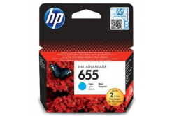 HP 655 CZ110AE azurová (cyan) originální cartridge, po expiraci