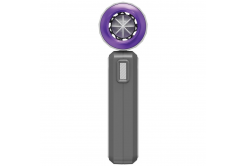 VERBATIM 32340 ruční ventilátor Cool 'n' Go AirJet, USB-C, šedá/fialová