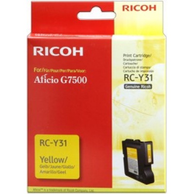 Ricoh 405503 žlutá (yellow) originální gelová náplň