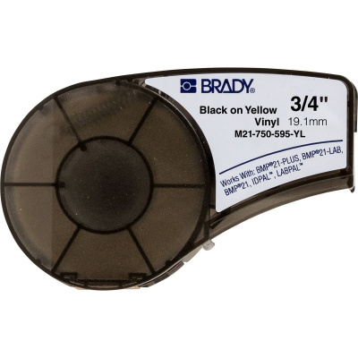 Brady M21-750-595-YL / 142811, vinyl páska, 19.05 mm x 6.40 m